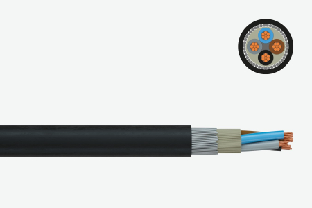 Power cable Cu/XLPE/PVC/(SWA/AWA)/PVC (BS 5467)