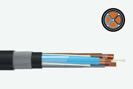 Fire resistant power cable Cu/MGT/XLPE/LSZH/SWA/LSZH