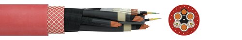 Flexible medium voltage cable BiTcrane® (N)TSCGEWOEU-SR FO