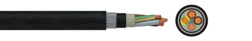 Starkstromkabel Cu/XLPE/PVC/SWA/PVC (BS 5467)