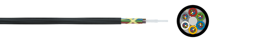 Optical micro cable 10/6 A-DQ2Y 6xN G.657A1 200µ (ZT)