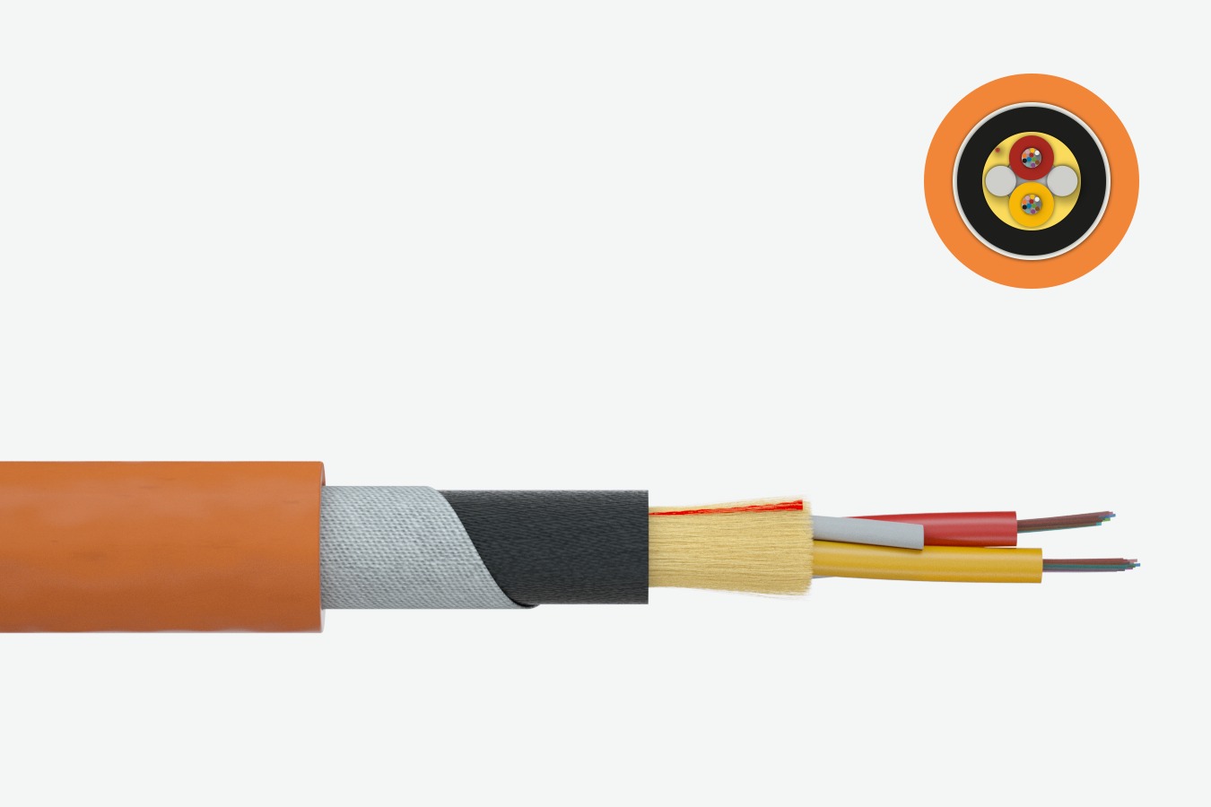 Fibre optic - festoon cable BITfiber®Festoon
