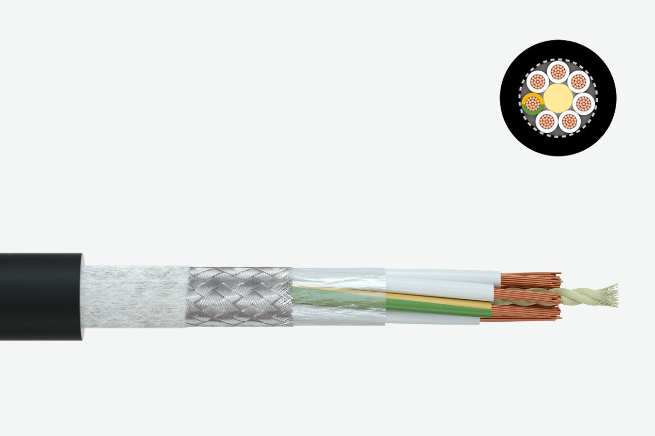Festoon cable PRYSMIAN Festoonflex® C-PUR-HF