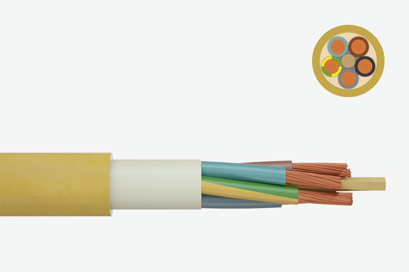 Rubber cable (N)SSHOEU