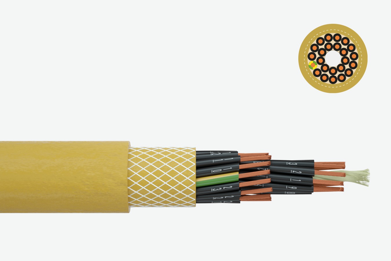 Rubber reeling cable PRYSMIAN Cordaflex® (N)SHTÖU (SMK)-V
