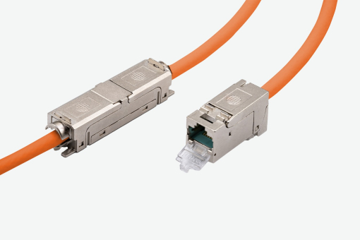 EasyLan® fixLink® Extender Kat.6A (ISO/IEC), incl. connector for AWG 24-22
