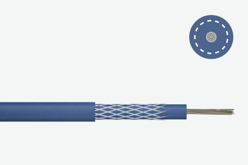 FZLSi 1X1.5 12 kV BU silicone H-ignition cable