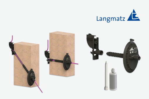 Building entry for fibre optic cables - Langmatz - VarioPipe®
